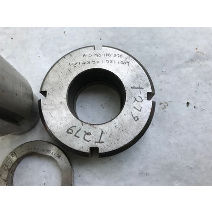 WILSON WT 1.635"X1.581" THICK TURRET SINGLE D PUNCH/DIE