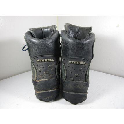 Merrell Vibram Vintage Leather Hiking Boots Heavy Duty Shoes Lace-Up 8 US Men's