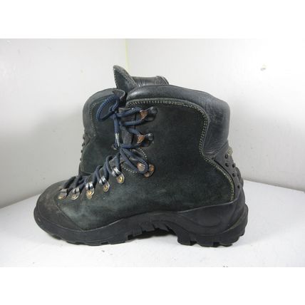 Merrell Vibram Vintage Leather Hiking Boots Heavy Duty Shoes Lace-Up 8 US Men's