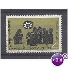 1966 Christmas stamp.Fine Used.nb12.Australia