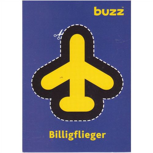 Advertising Card For Buzz Airlines Postcard (A22221)