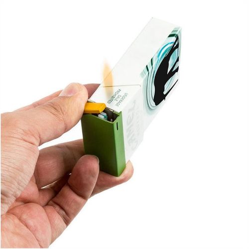 2-Packs Clip-On Butane Cigarette Lighters (Green)