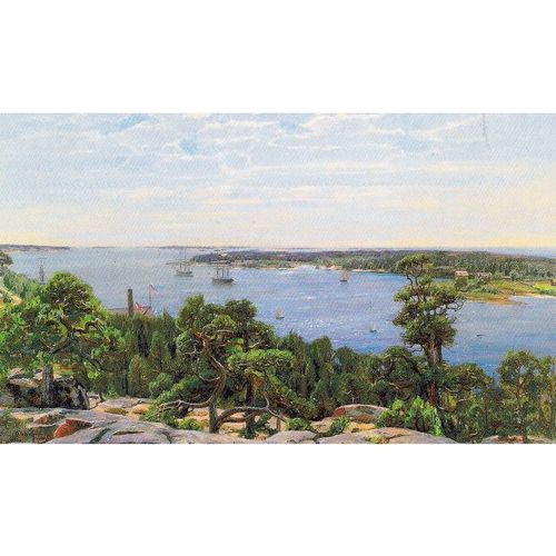 The Mariehamn Harbour, 1898 (Victor Westerholm (1860-1919).