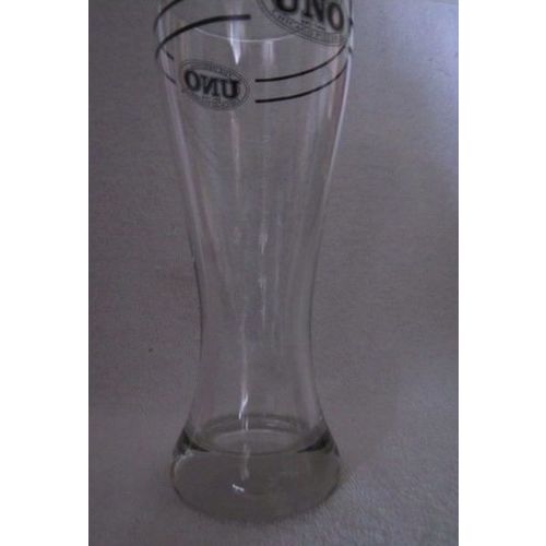 UNO The Original Chicago Pizzeria Pilsner Beer Glass 8.25 inches Tall