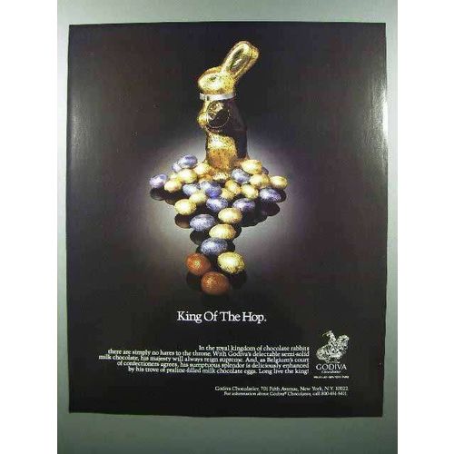 1988 Godiva Chocolate Ad - King of the Hop