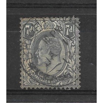 GB.SG249 7d Grey-Black.Variety Unchecked.Fine Used.Nov18