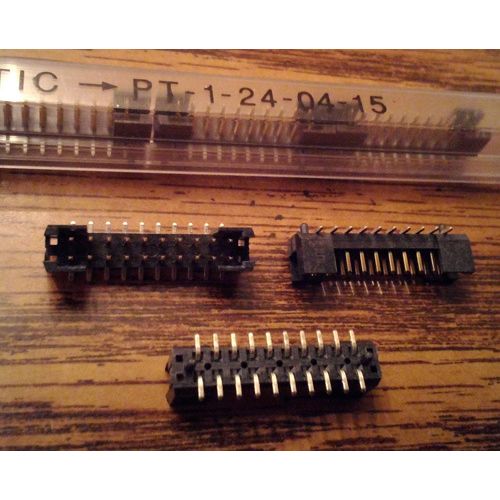 Lots of 23: Samtec TSH-110-01-S-DV-A 20 POS Shrouded Header :: FREE Shipping