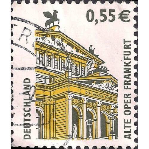 GERMANY, Old Opera, Frankfurt, dark grey 2002, 0.55Euro, #7