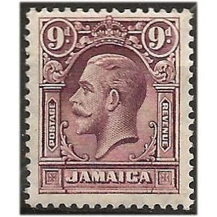 Jamaica 1929 SG110 9d Maroon Mounted Mint .. ..