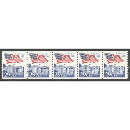 2609 29c U.S. Flag Over White House Fine MNH PNC 1/5 B0205