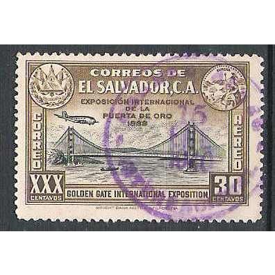 El Salvador ( Salvador ) N° PA 62 YVERT OBLITERE ( USED )