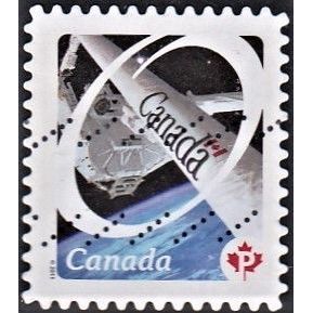 CANADA, 2011 'P' Flag on Canadarm, SG 2731 (Scott #2422), used