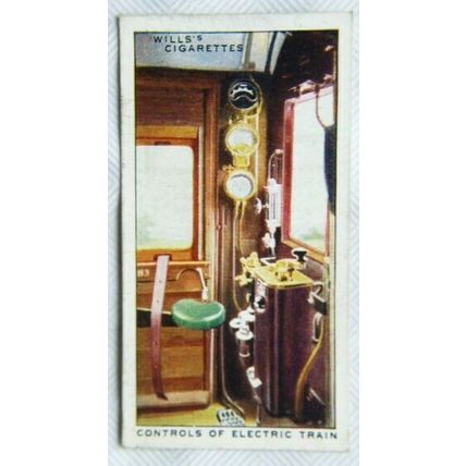 1938 Wills Railway Equipment 3 controls of electric train, Southern Railway