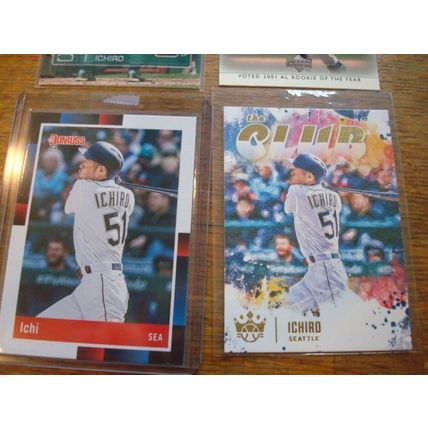2002-2021, 4-Premium Cards, Ichiro, Includes 2nd year
