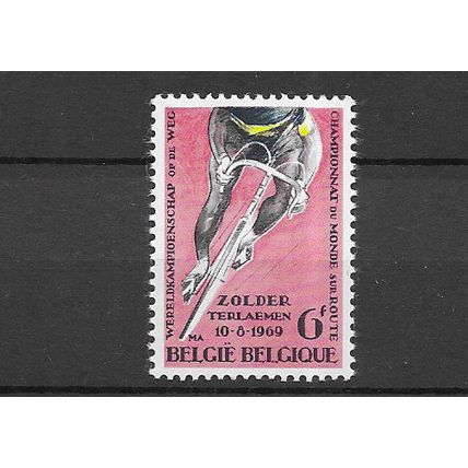 Belgium 1969 World Cup Cycling MNH set S.G. 2118