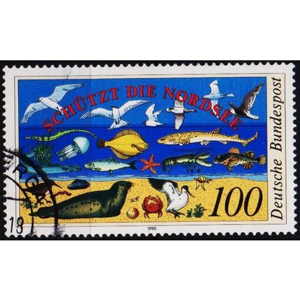 Germany. 1990 100pf S.G.2303 Used