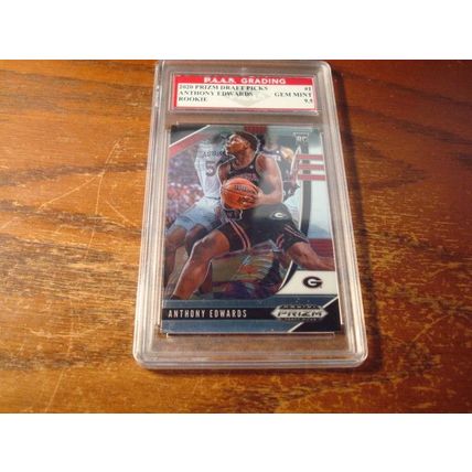 2020 Panini Prizm, Graded Gem Mint 9.5, ANTHONY EDWARDS Rc, Draft Picks
