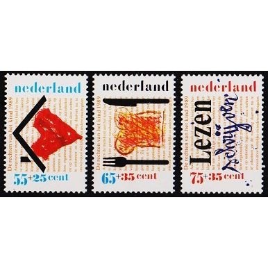 Netherlands. 1989 Set(3) S.G.1562/1564 Unmounted Mint