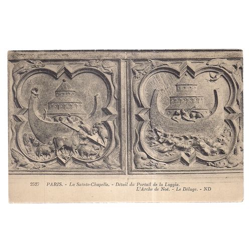 SAINTE CHAPELLE, Paris, France vintage unused postcard early 20th c. (b) =