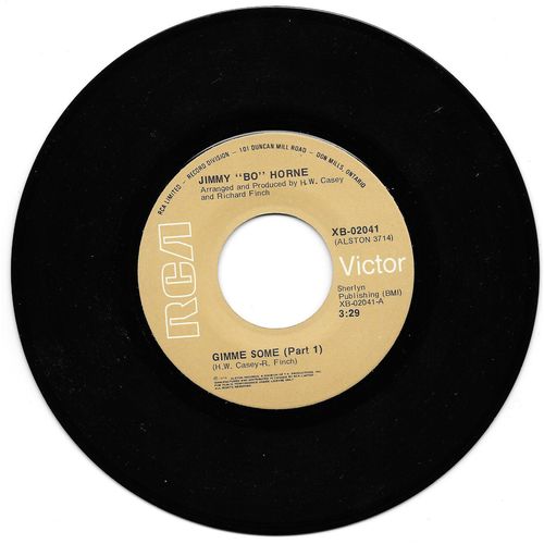 Jimmy "Bo" Horne - Gimme Some - RCA Victor # XB-02041 - 7 pouces 45tours