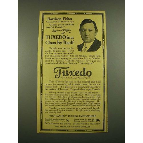 1915 Tuxedo Tobacco Ad - Harrison Fisher