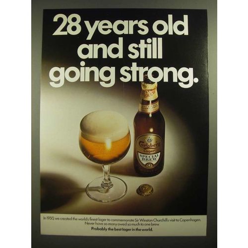 1978 Carlsberg Lager Beer Ad - Still Going Strong