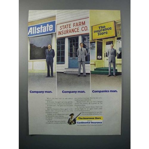 1978 Continental Insurance Ad - Company Man