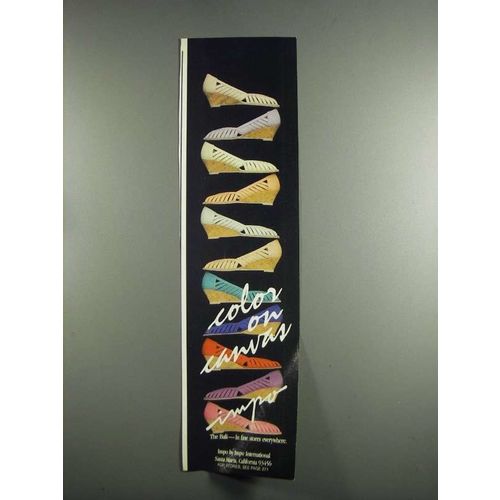 1984 Impo Bali Shoes Ad - Color on Canvas