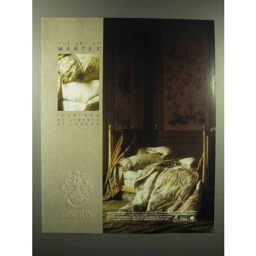 1988 Martex Bedding, Sheets Ad - Liberty of London