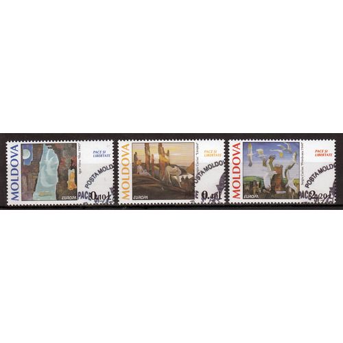Moldavie mi 164,166 Europa Cept 1995 gestempeld