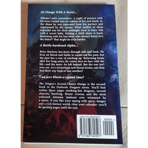 The Dragon's Second Chance Omega~Connor Crowe (TSPB, 2018, Darkvale Dragons #2)