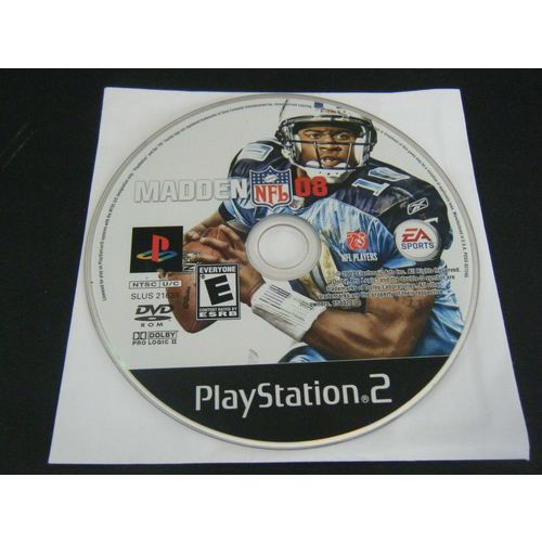 Madden NFL 08 (Sony PlayStation 2, 2007) - Disc Only!!!