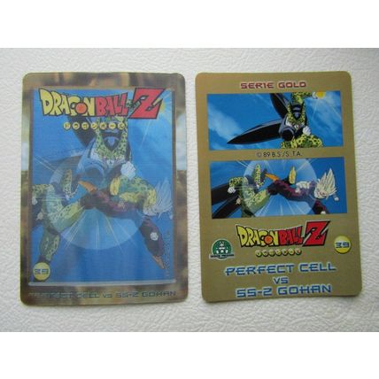 Giochi Preziosi 1989 Dragon Ball Z Serie Gold Lenticular Card Choice (e34)