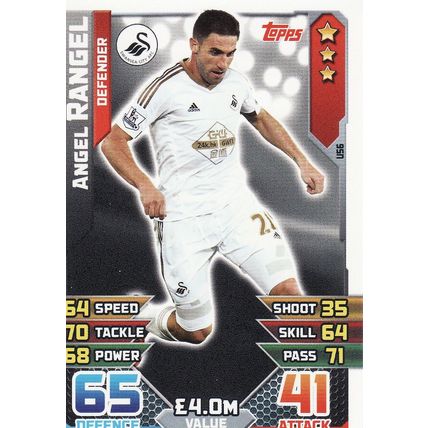 Match Attax 2015/2016 Extra U56 Angel Rangel Swansea City