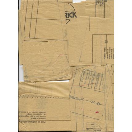 Butterick 6209 Sewing Pattern Mens Jackets Size 40 42 44 (46) Ca. 1980s Used