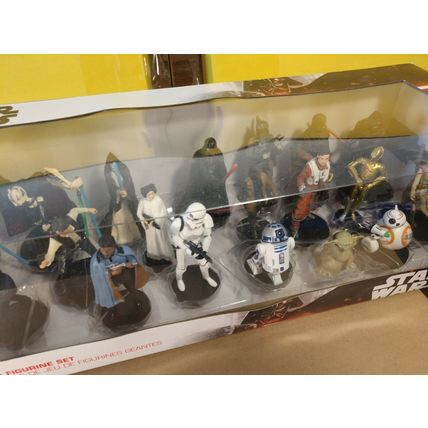 Disney Store Star Wars MEGA FIGURE SET 20 PCS-NEW- Box Shipping w/Tracking