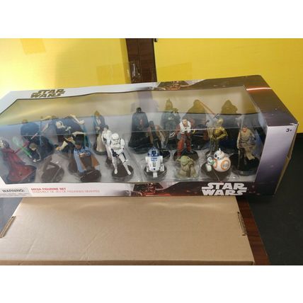 Disney Store Star Wars MEGA FIGURE SET 20 PCS-NEW- Box Shipping w/Tracking