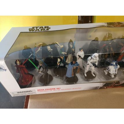 Disney Store Star Wars MEGA FIGURE SET 20 PCS-NEW- Box Shipping w/Tracking
