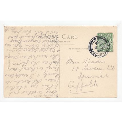 Watermouth Boat Creek Ilfracombe Postcard 1913 Devon