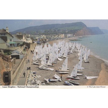 Laser Dinghies National Championships Dorset Boat Race Postcard