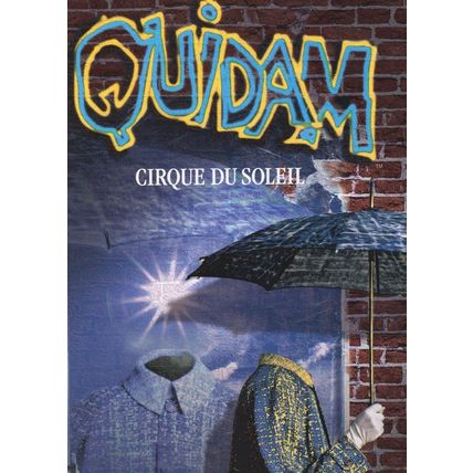 Quidam Dutch Cirque De Soleil Holland Theatre Poster Postcard