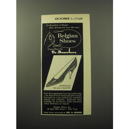 1960 De Busschere Distingue Shoes Advertisement