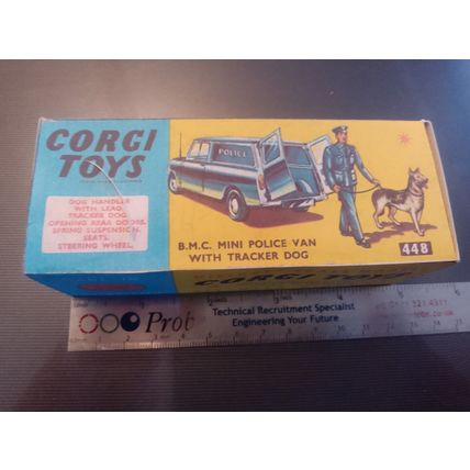 Corgi 448 Mini Police Van Reproduction /Replica Box