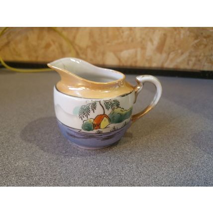 Hand Painted Japanese Jug