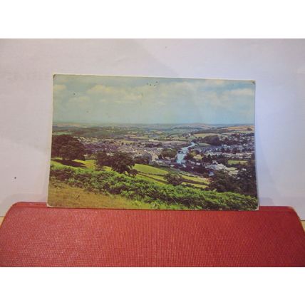 FROM SHARPHAM DRIVE, TOTNES, DEVON used postcard Colourmaster 1974 pm =