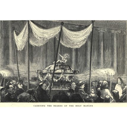 ROME - THE CHURCH OF ST. MARIA MAGGIORE 1872 VICTORIAN ENGRAVINGS