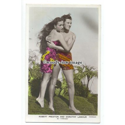 b5143 - Film Actress - Dorothy Lamour & Robert Preston - Film Partners PC316