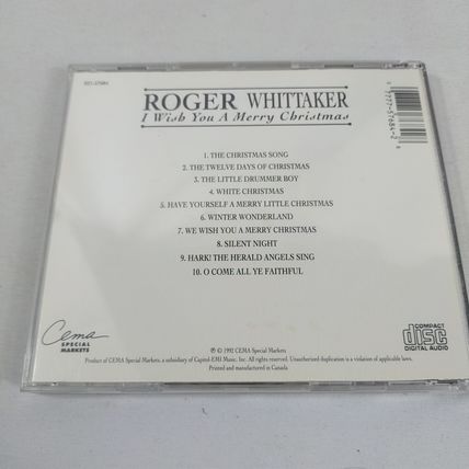 Roger Whittaker - I Wish You A Merry Christmas - 1992 - CD - Used