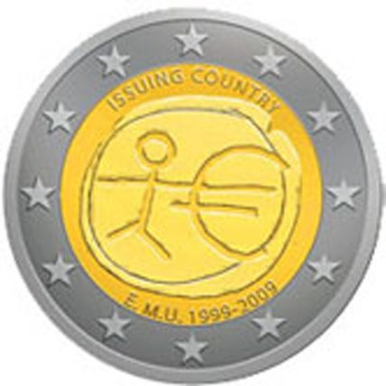 Malta 2009 - 2 Euro Comm - 10yrs of the Euro (UNC)