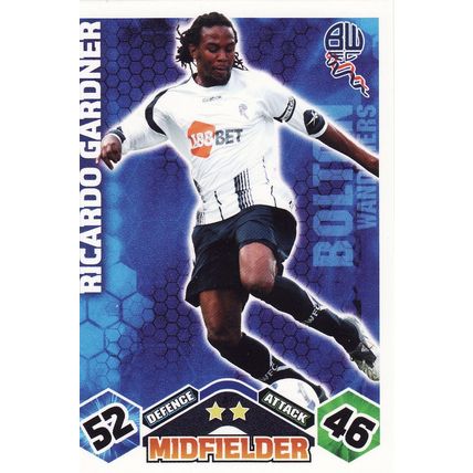 Match Attax 2009/2010 Ricardo Gardner Bolton Wanderers